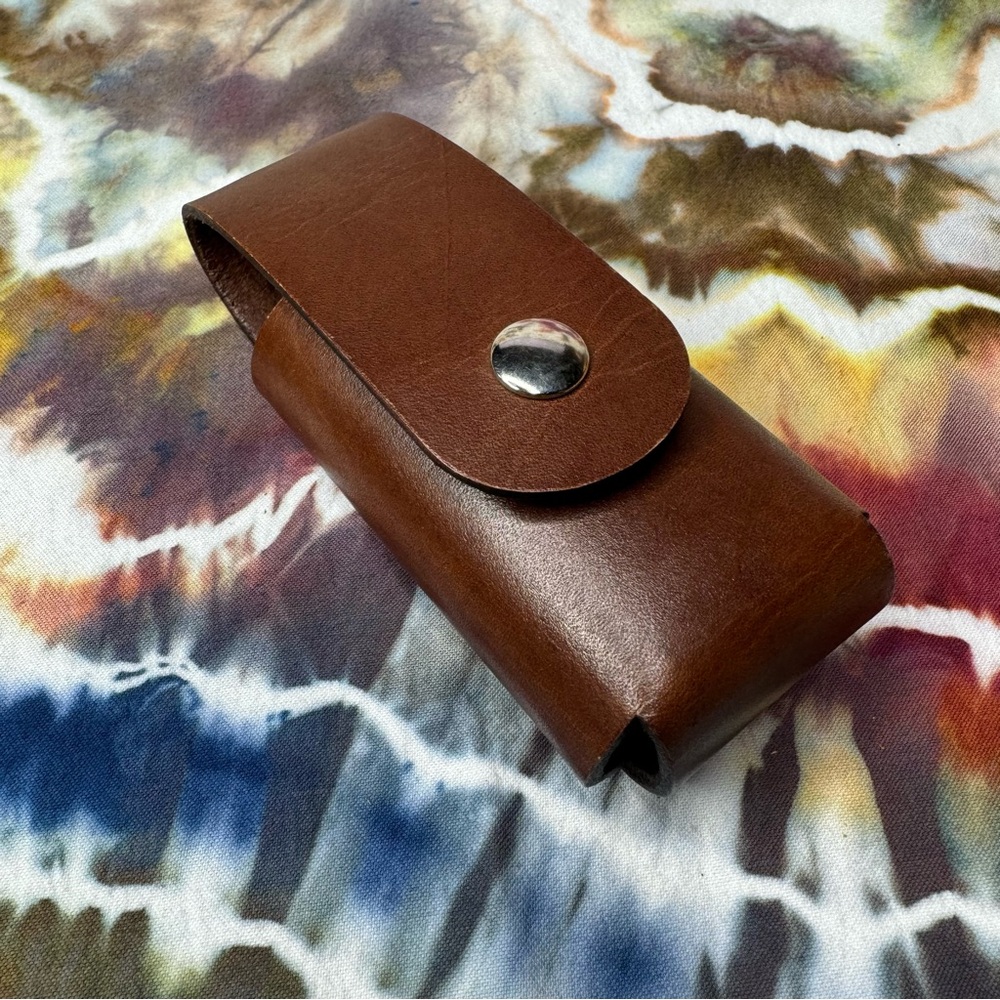 Leather Sheath Case Holster For Leatherman Free P2 P4 ARC Multitool BROWN